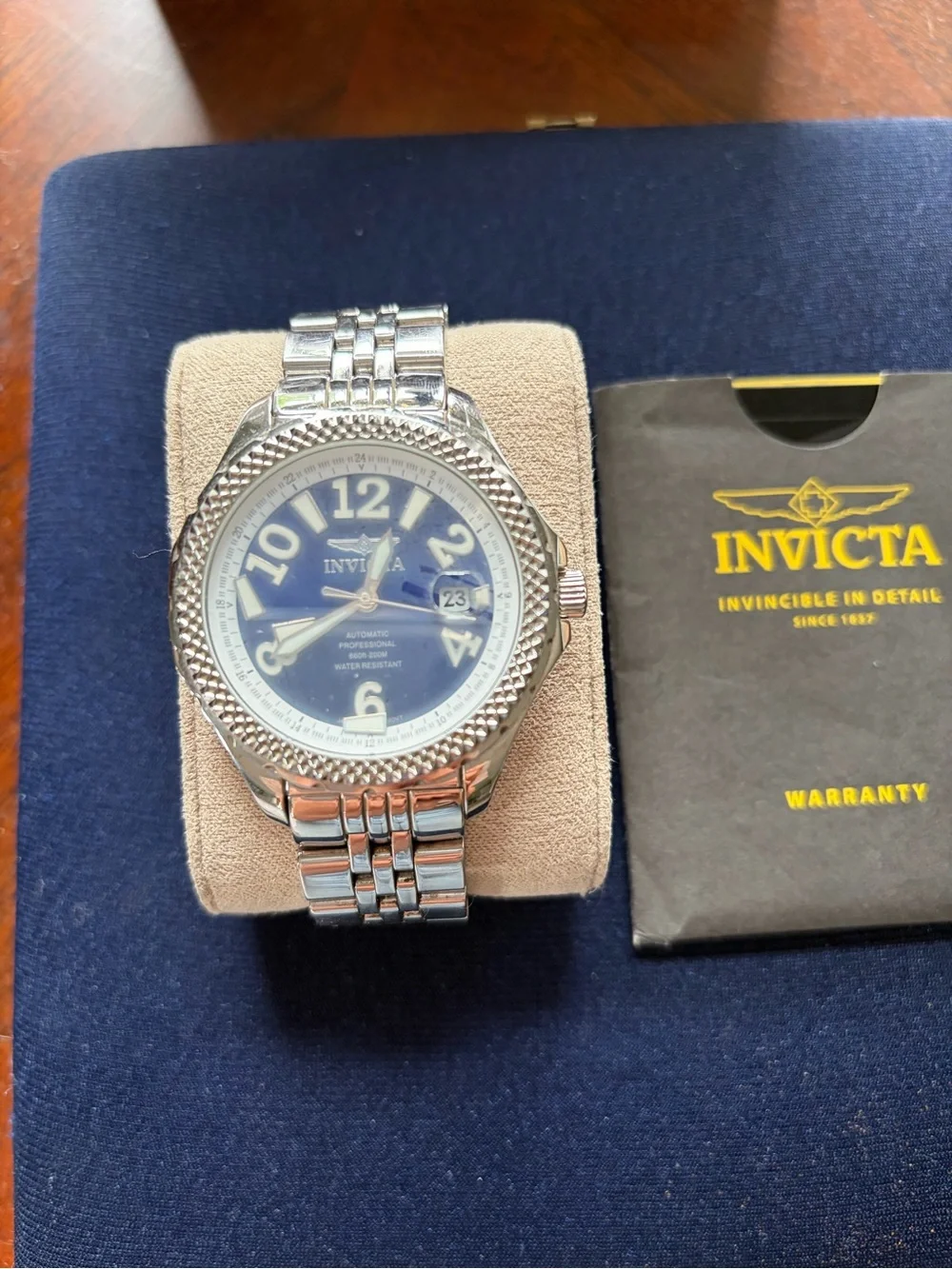 Invicta Silver Stainless Steel Automatic Watch